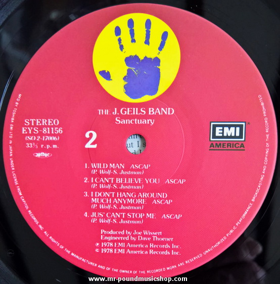 The J. Geils Band - Sanctuary.