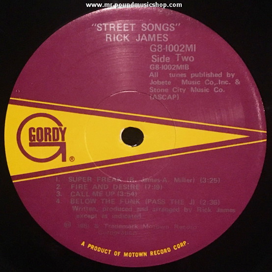 Rick James - Street Songs