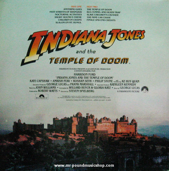 John Williams - Indiana Jones & The Temple of Doom (The Original Motion Picture Soundtrack)