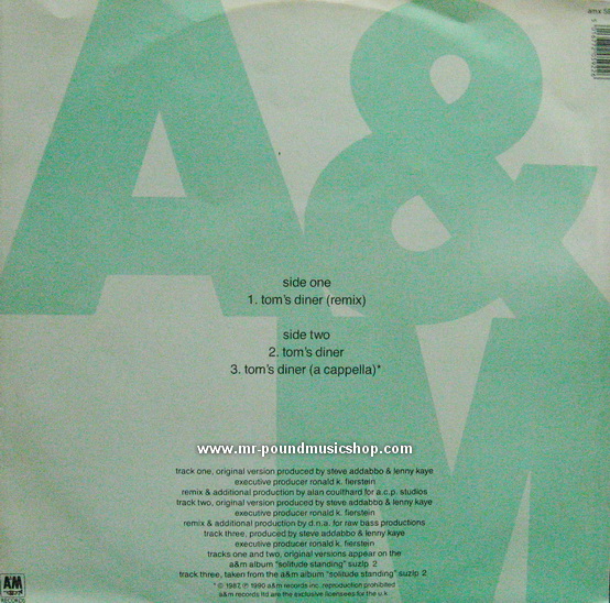 D.N.A. featuring Suzanne Vega - Tom's Diner