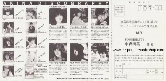 Akina Nakamori - Possibility