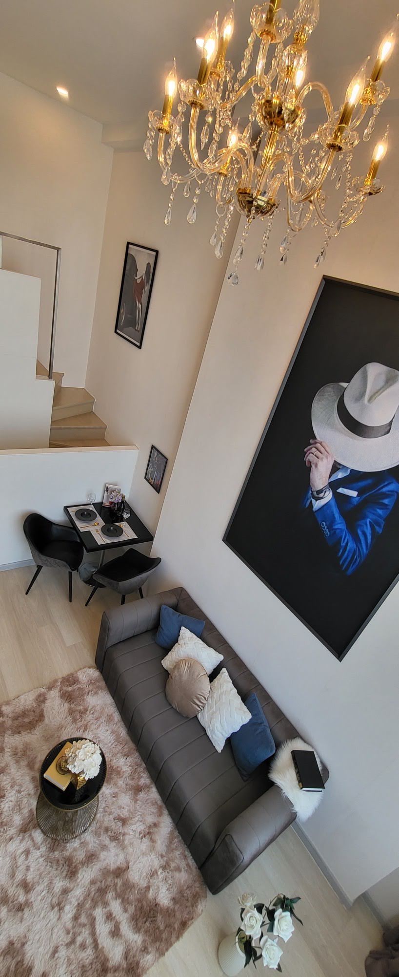 ให้เช่าคอนโด ไนท์บริดจ์ไพร์มสาทร (knightsbridge prime sathorn) ชั้น 33 ห้อง 3309 44 ตรม. ห้อง Duplex 1 ห้องนอน