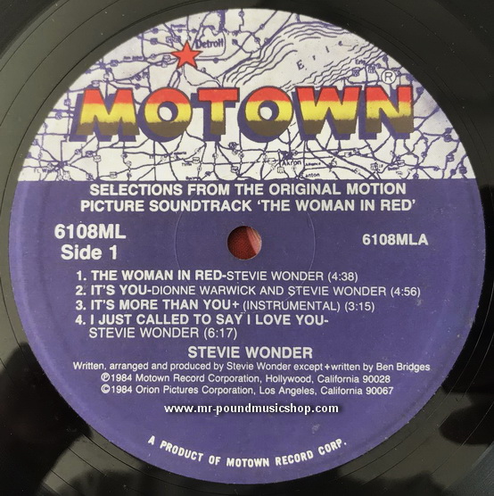 Stevie Wonder - The Woman in Red (Selection From The Original Motion Picture Soundtrack)