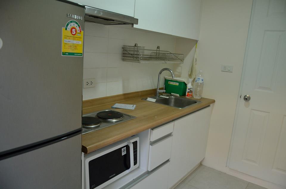 ขาย/เช่า คอนโด U Delight @ Huai Khwang Station พื้นที่ 42 ตรม. 1 ห้องนอน 1 ห้องน้ำ 1 ห้องนั่งเล่น 2 ระเบียง ห้องมุมตึก D ชั้น 1 วิวสวน มีระเบียง 2 ด้าน