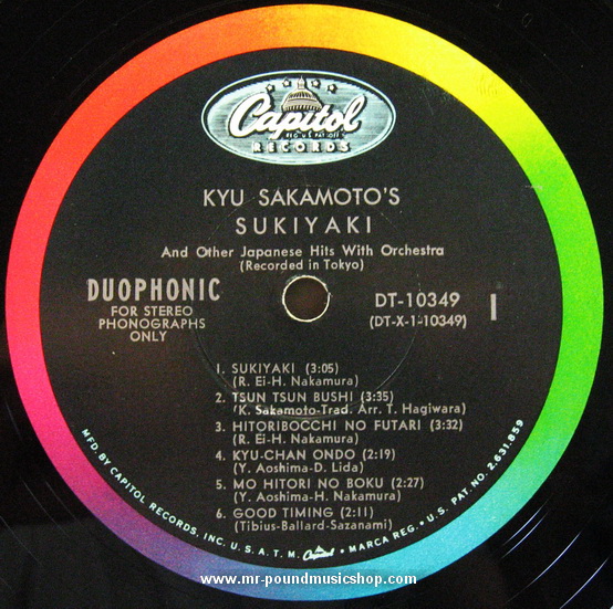 Kyu Sakamoto and Other Japanese Hits With Orchestra - Sukiyaki (Ue O Mui Te Aruku)