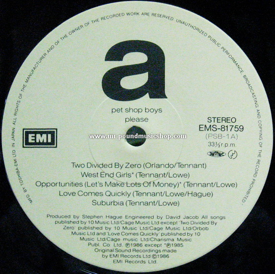 Pet Shop Boys - Please