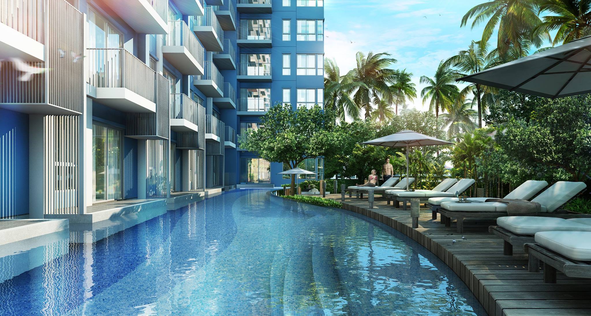 รหัสทรัพย์ 32240 ขายคอนโด Blu CHA AM - HUA HIN (บลู ชะอำ-หัวหิน) หรือบ้านทิวทะเล บลู (Baan Thew Talay BLU)