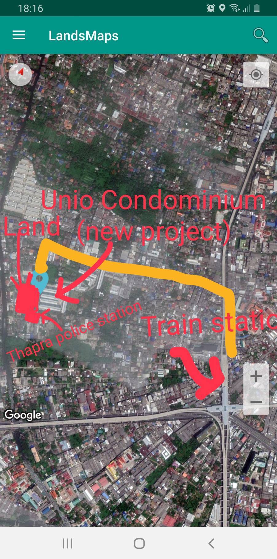 ขายที่ดิน 6.5 ไร่ จรัส 3 ติดกับโครงการคอนโด Unio จรัส 3-ท่าพระ และอยู่หน้า สน. ท่าพระ
