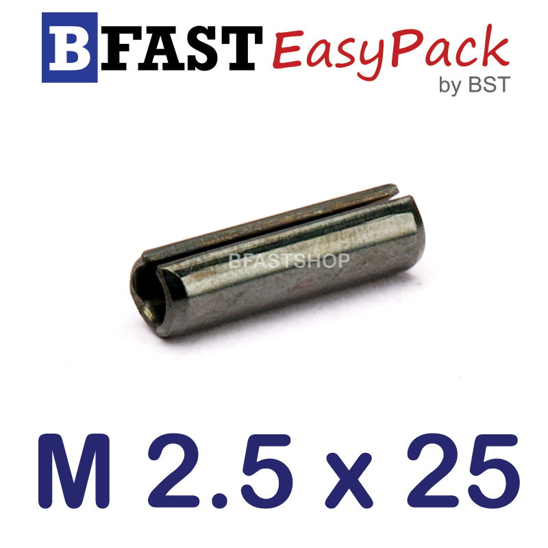 ปิ๊นตะกุด M 2.5 x 25 (12 ตัว/ถุง)