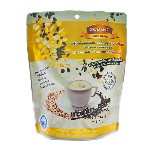 โกเด้นท์-ลูกเดือยผสมธัญญาหาร5ชนิด 3 ห่อ