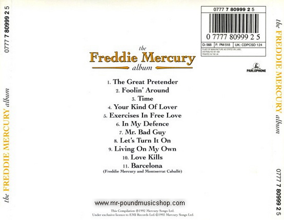 Freddie Mercury - The Freddie Mercury Album
