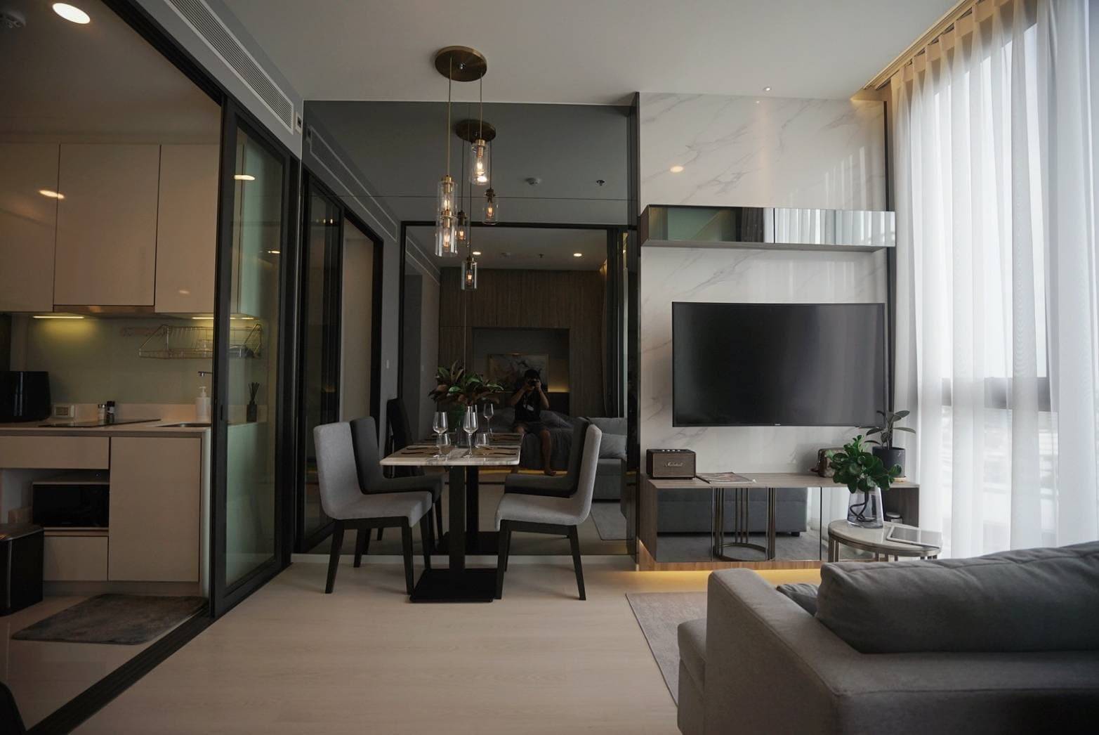 ให้เช้าคอนโด Mazarine Ratchayothin : แมสซารีน รัชโยธิน 1 ห้องนอน 1 ห้องน้ำ ขนาด 35 ตรม ชั้น 12 ห้องมุม