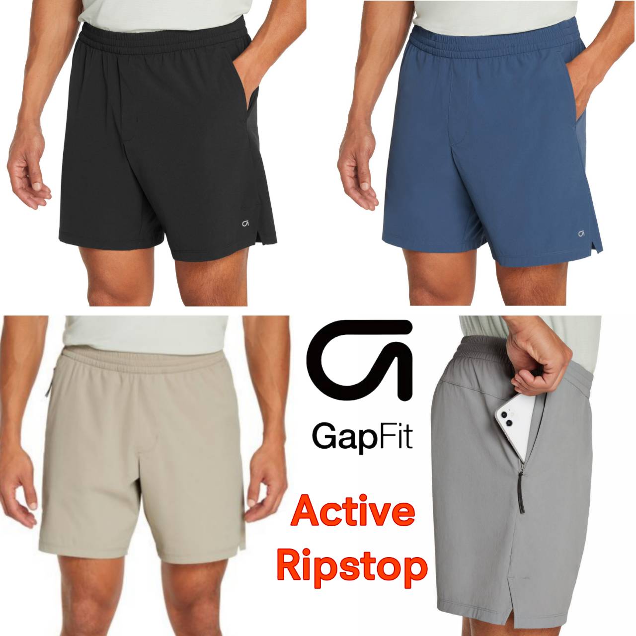 GapFit Active Ripstop Short