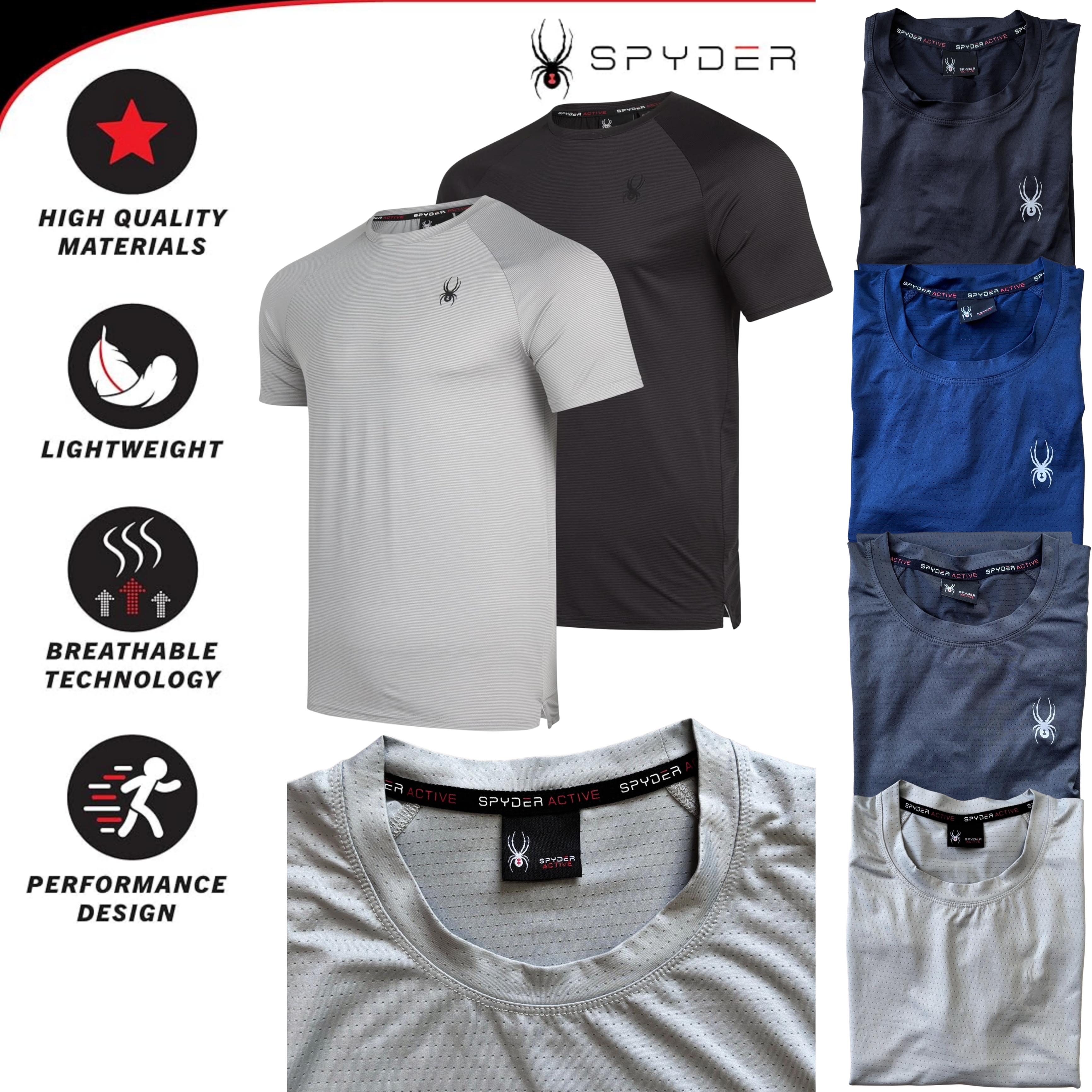 Spyder Active Premium Mesh Dry Tee