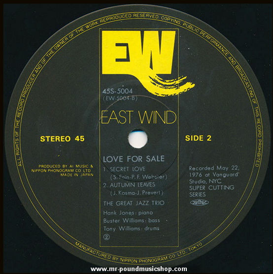 The Great Jazz Trio - Love For Sale