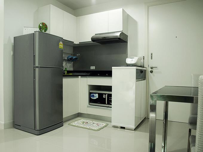 คอนโด Silk Sanampao ให้เช่า พร้อมอยู่ได้ทันที ราคา 18,000 / เดือน ห้องขนาด 40 ตารางเมตร 1 ห้องนั่งเล่น 1 ห้องนอน 1 ห้องน้ำและชุดครัว build in ครัวทำอาหารพร้อม