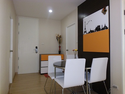 Premsiri Boutique Park เปรมสิริ บูทิก ปาร์ค (เกษตร-นวมินทร์) ห้องขนาด 54 ตรม. 2ห้องนอน 2ห้องน้ำ ชั้น4 ตึกA (ตึกใหม่) ห้อง built-inด้วยเฟอร์นิเจอร์อย่างดีพร้อมเครื่องใช้ไฟฟ้าครบ