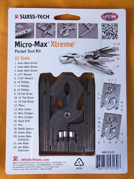 Swiss+Tech Micro-Max Extreme_ เครื่องมืออเนกประสงค์ 22 อย่างในอันเดียว