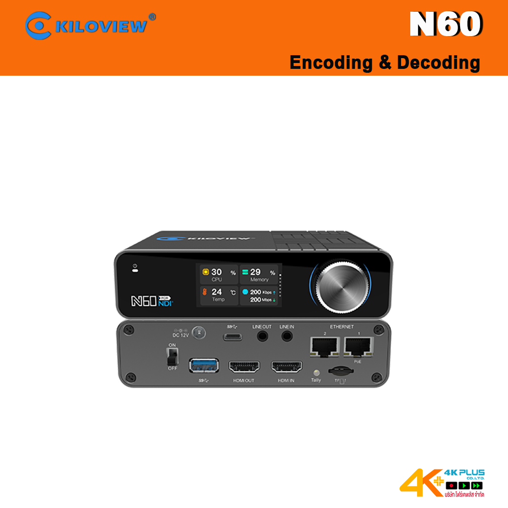 Kiloview N60 4K HDMI/USB to NDI Bi-Directional Converter