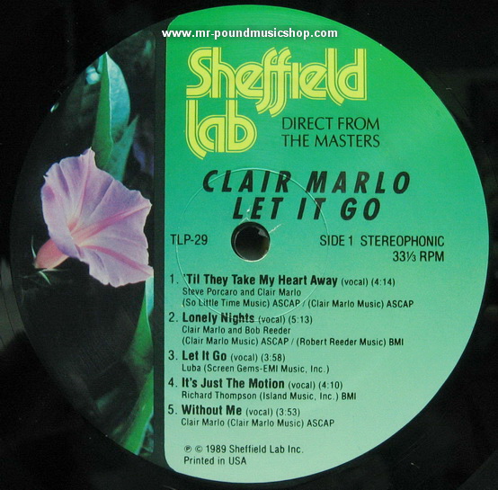 Clair Marlo - Let It Go