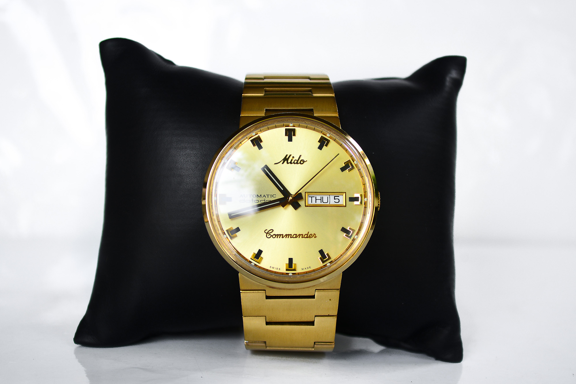 Mido Commander Aquadura เรือนทอง