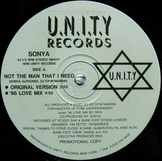 Sonya - Not The Man That I Need