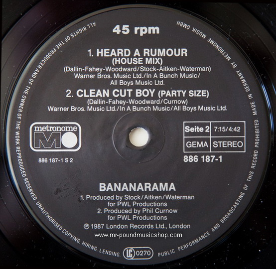 Bananarama - I Heard A Rumour (Miami Mix)