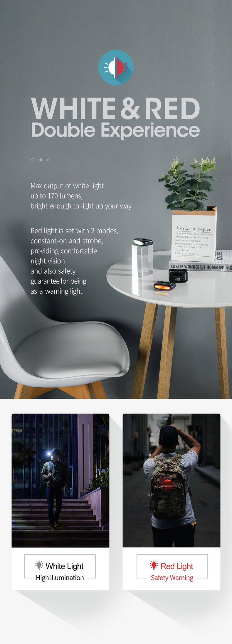 ไฟฉายคาดหัว Nextorch UT10 Multi-function Innovative LED Light