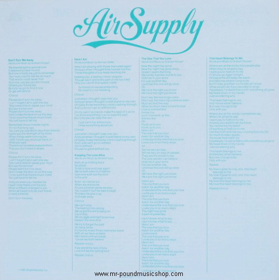 Air Supply - The One That You Love
