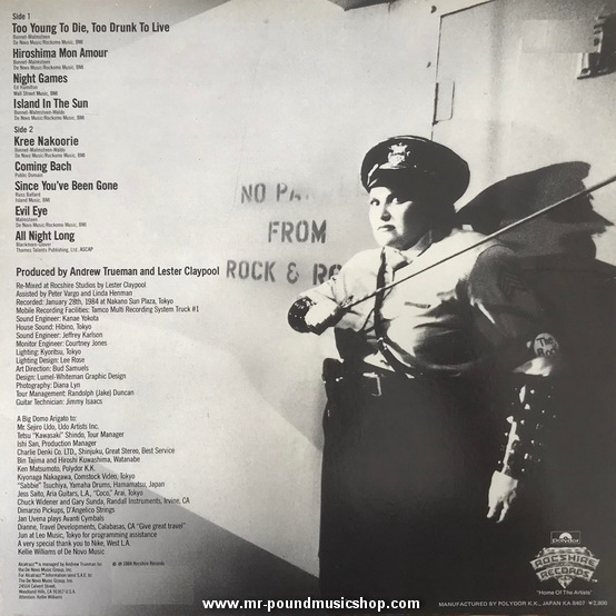 Alcatrazz - Live Sentence (No Parole From Rock 'N' Roll)