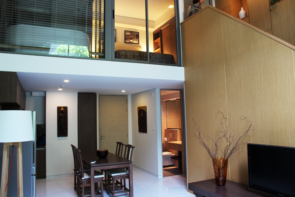 ให้เช่าคอนโดไซมิส เทอร์ตี้ ไนน์ The Siamese Thirty-Nine Condominium Sukumvit soi 39 ห้อง Duplex 1ห้องนอน