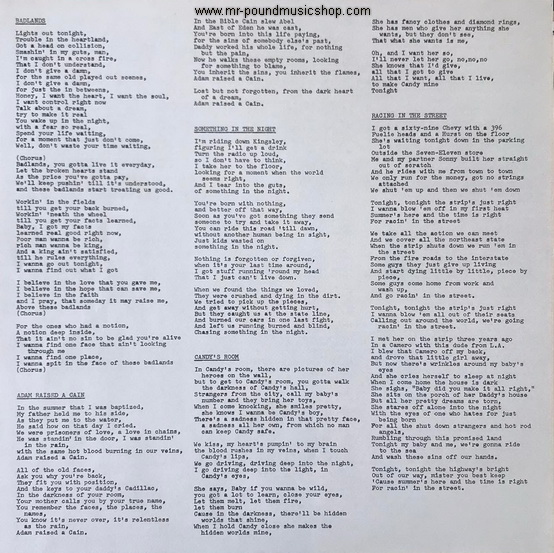 Bruce Springsteen - Darkness On The Edge Of Town