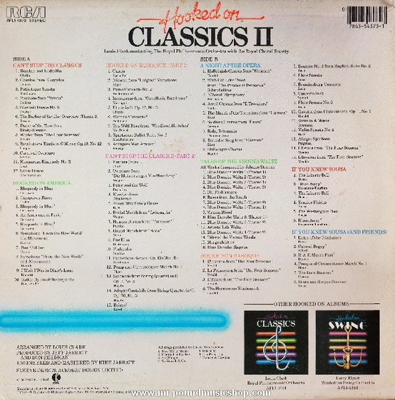 Louis Clark & The Royal Philharmonic Orchestra With The Royal Chorale Society - (Can't Stop The Classics) Hooked On Classics II
