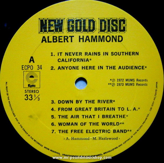 Albert Hammond - New Gold Disc (1972-1974)