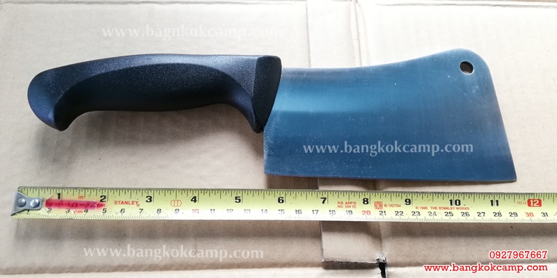 มีดสับ มีดปังตอ ใบวัสดุุ INOX น้ำหนักกำลังดี (ใบ6.25นิ้ว)