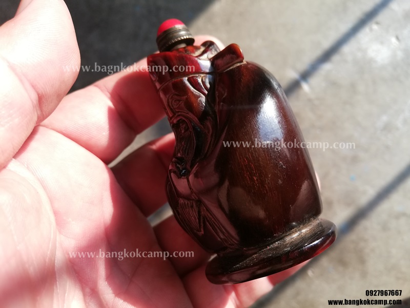 ขวดยานัตถ์ แกะจากเขาสัตว์ เทพเจ้าจีน (6)