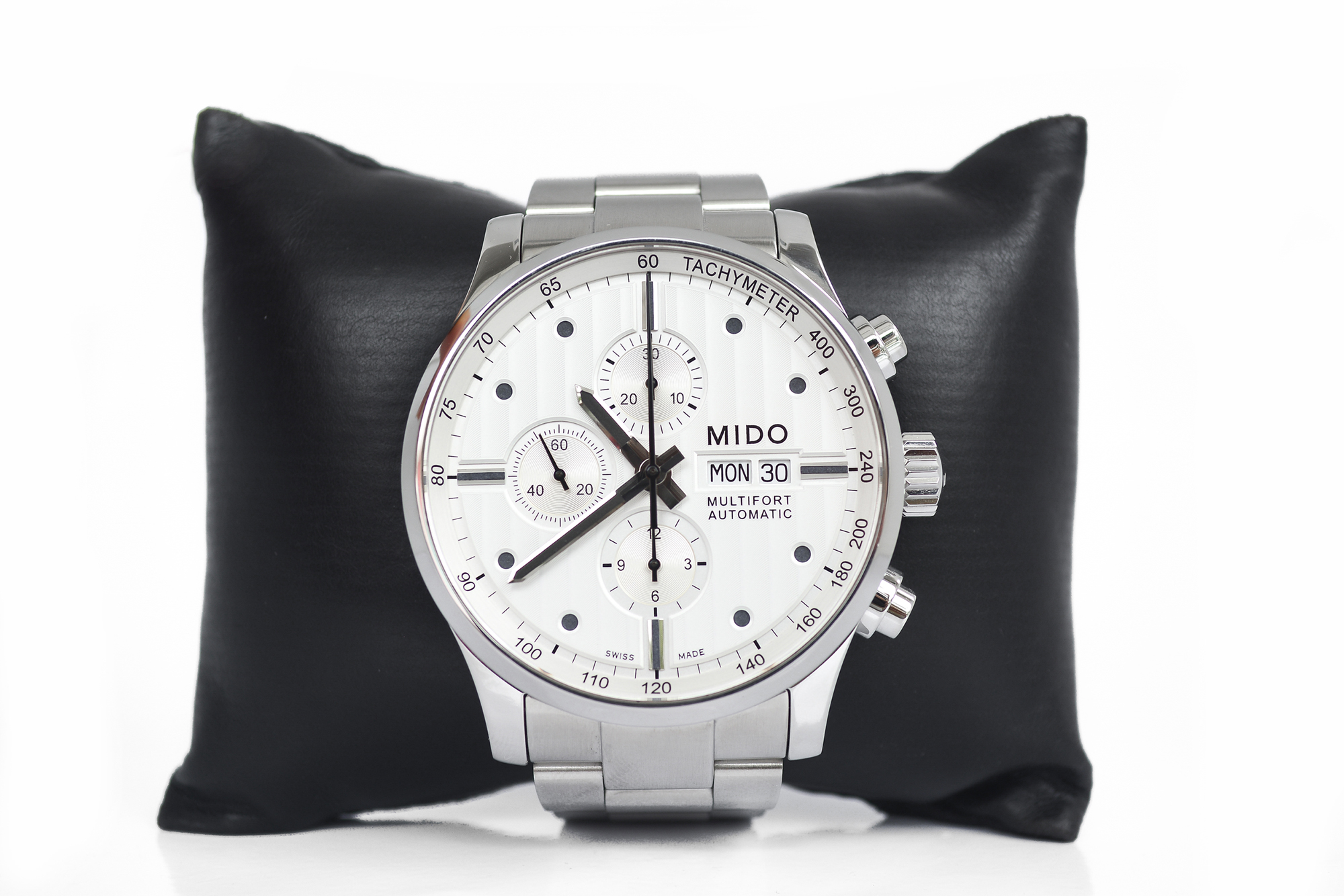 Mido Multifort Automatic Chronograph หน้าขาว