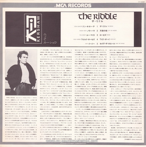 Nik Kershaw - The Riddle