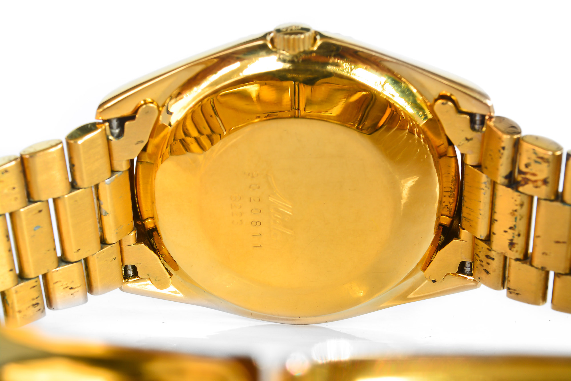 Mido Commander เรือนทอง daydate ขอบหยัก (Sold)