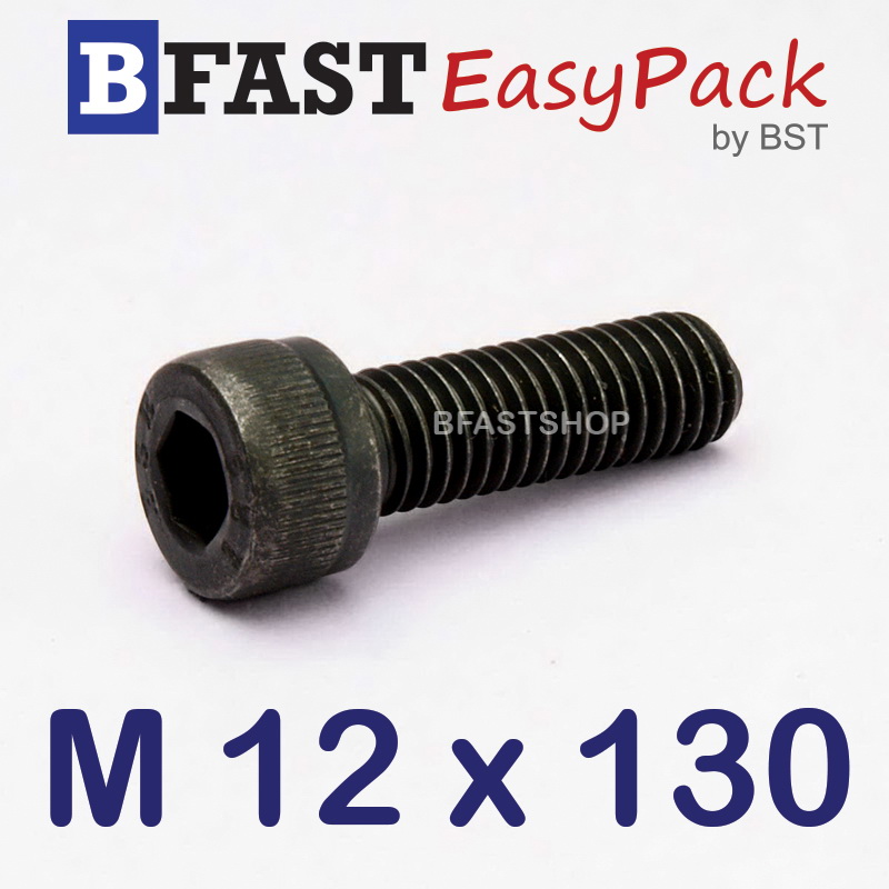 สกรูหัวจมดำ M 12 x 130 *เกลียวครึ่ง*