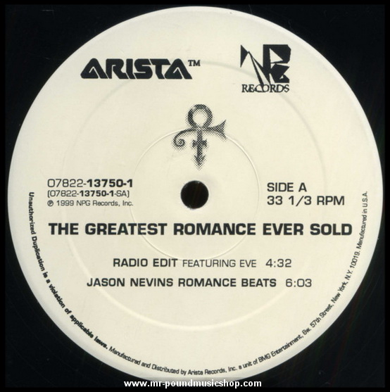 The Artist (Formerly Know As Prince) - The Greatest Romance Ever Sold