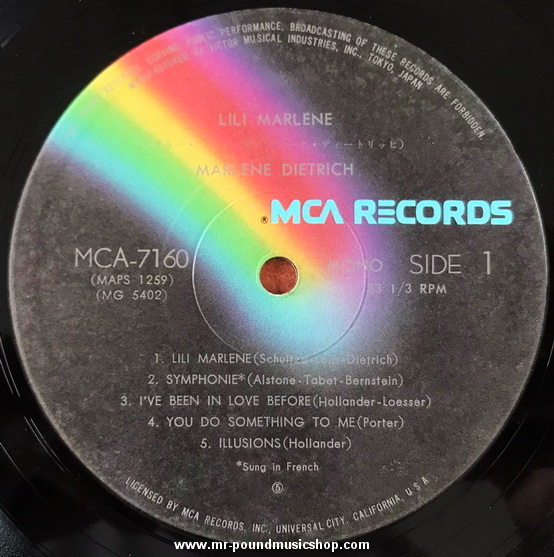 Marlene Dietrich - Lili Marlene