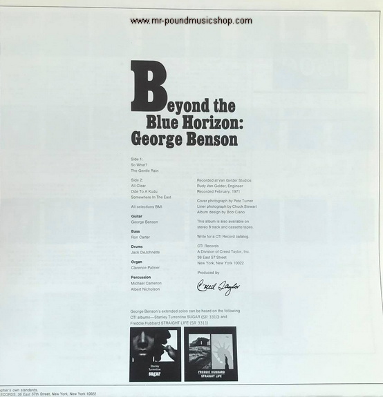 George Benson - Beyond The Blue Horizon
