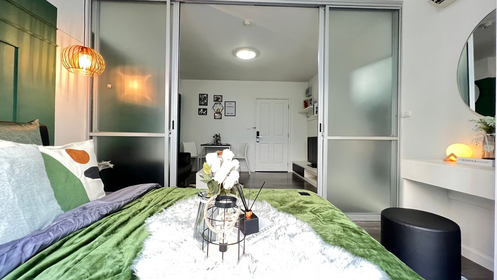 ให้เช่าคอนโด dcondo Campus Resort Bangna (ดีคอนโด แคมปัส รีสอร์ท บางนา ) ห้องสวย แต่งครบ