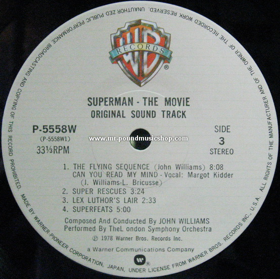 John Williams - Superman The Movie (Original Sound Track)