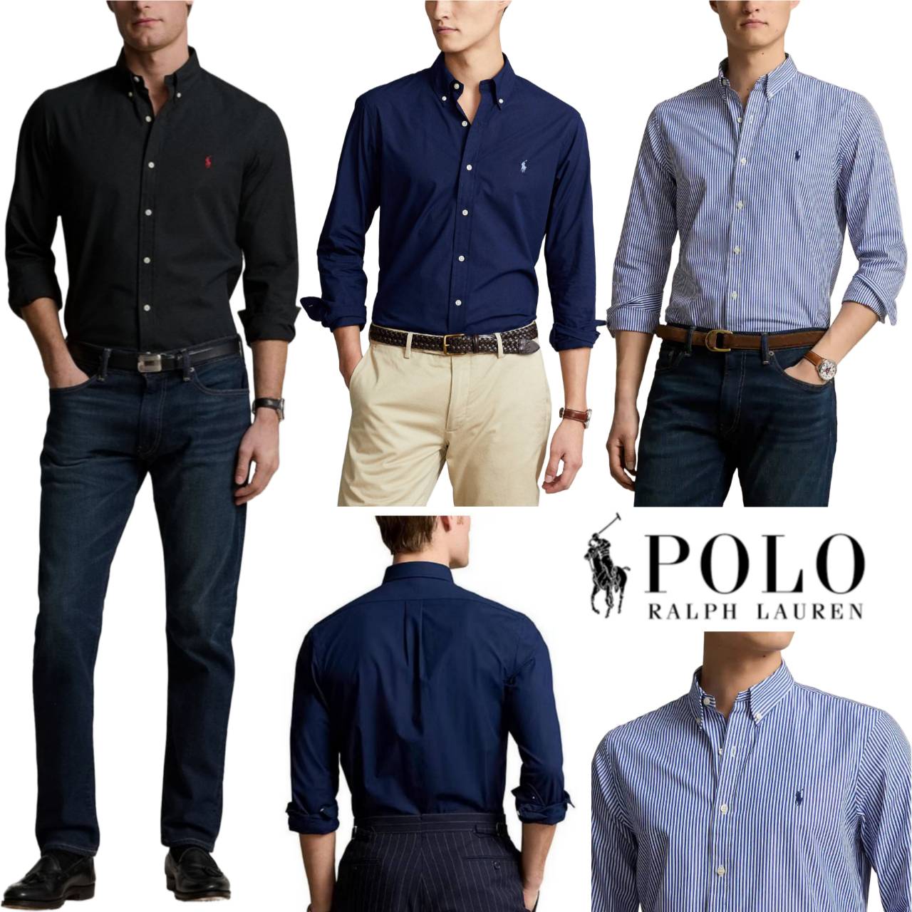 Polo Ralph Lauren Long Sleeve Poplin Dress Shirt