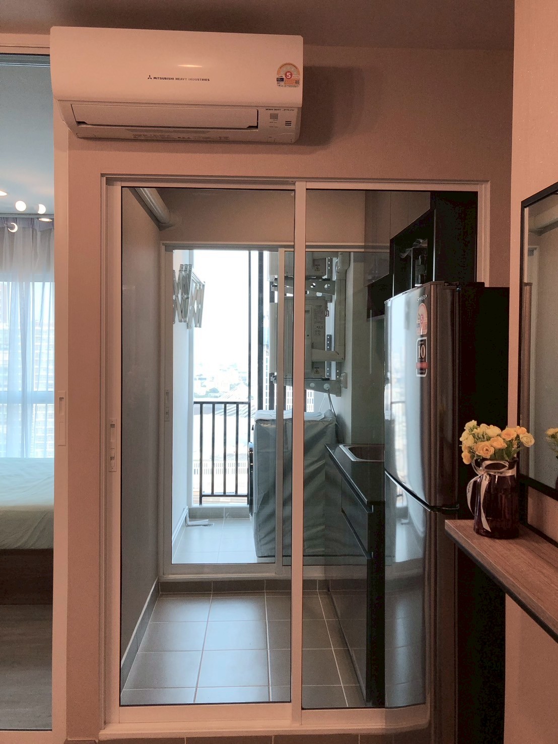 ให้เช่าคอนโดใหม่ ‘Regent home bangna (รีเจ้นท์ โฮม บางนา)’ ชั้นสูง วิวโล่ง (BTS บางนา) ห้องสวย พร้อมอยู่ 1 Bedroom (ขนาด 28 ตรม)