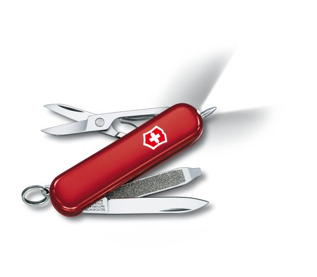 VICTORINOX SIGNATURE LITE RED (0.6226) มีปากกา+ไฟLED