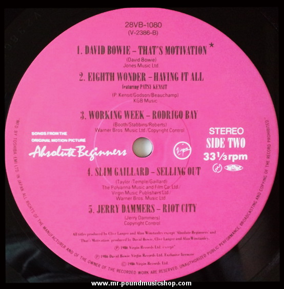 Various Artists - Absolute Beginners - The Musical (Songs From The Original Motion Picture)