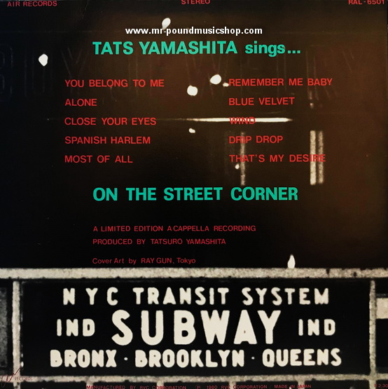 Tatsuro Yamashita - On The Street Corner